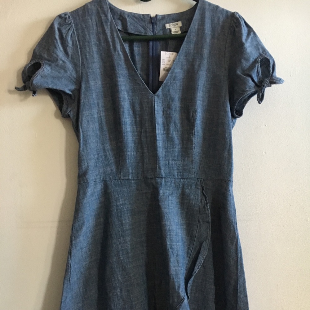 NWT J. Crew Factory chambray dress